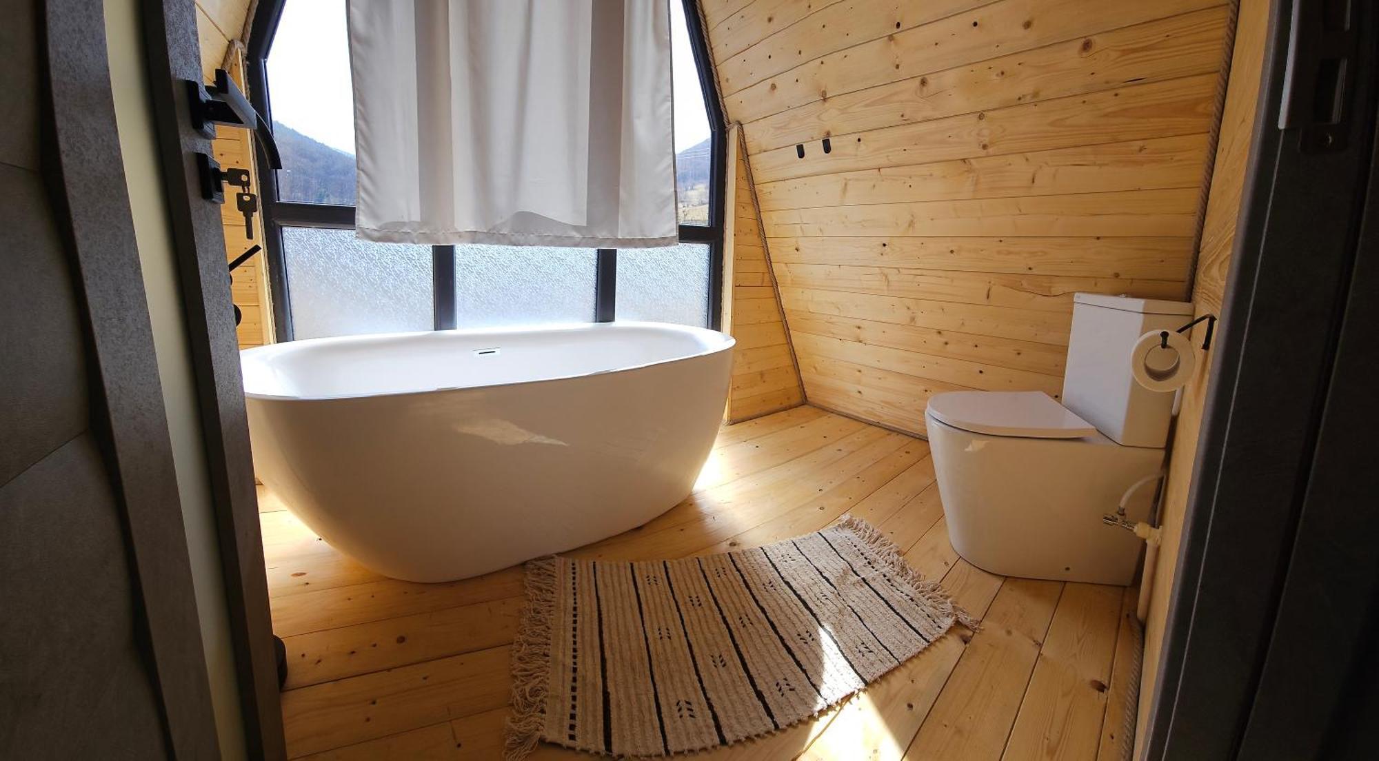 E&T-Cabin A Frame Sibiu Phòng bức ảnh
